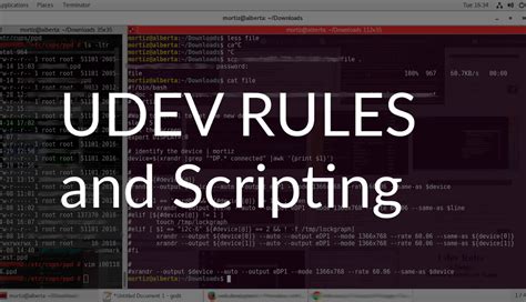 udev is a generic device manager running as a daemon on a Linux system and listening (via a netlink socket) to uevents the kernel sends out if a new device is initialized or a device is removed from the system. . Udev rules examples